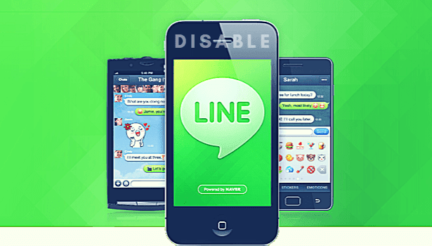 cara menonaktifkan line sementara di android