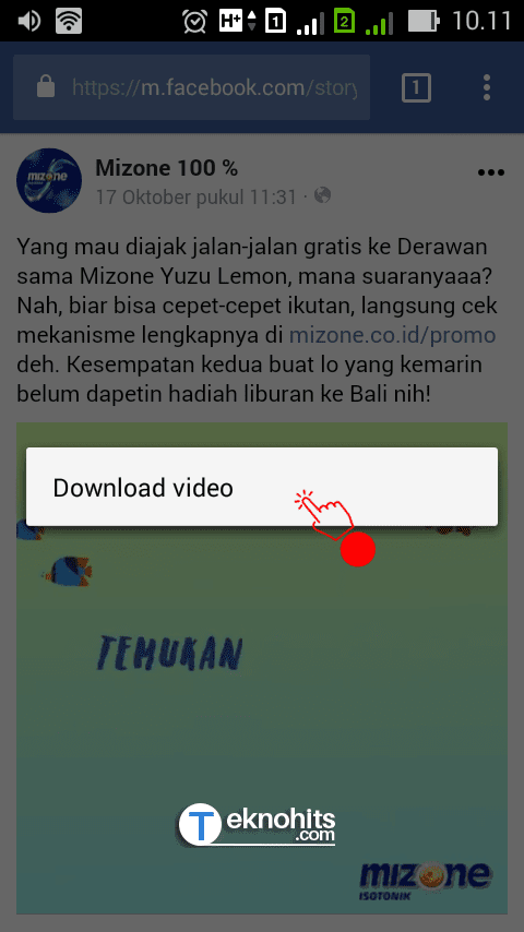 save video dari fb di hp