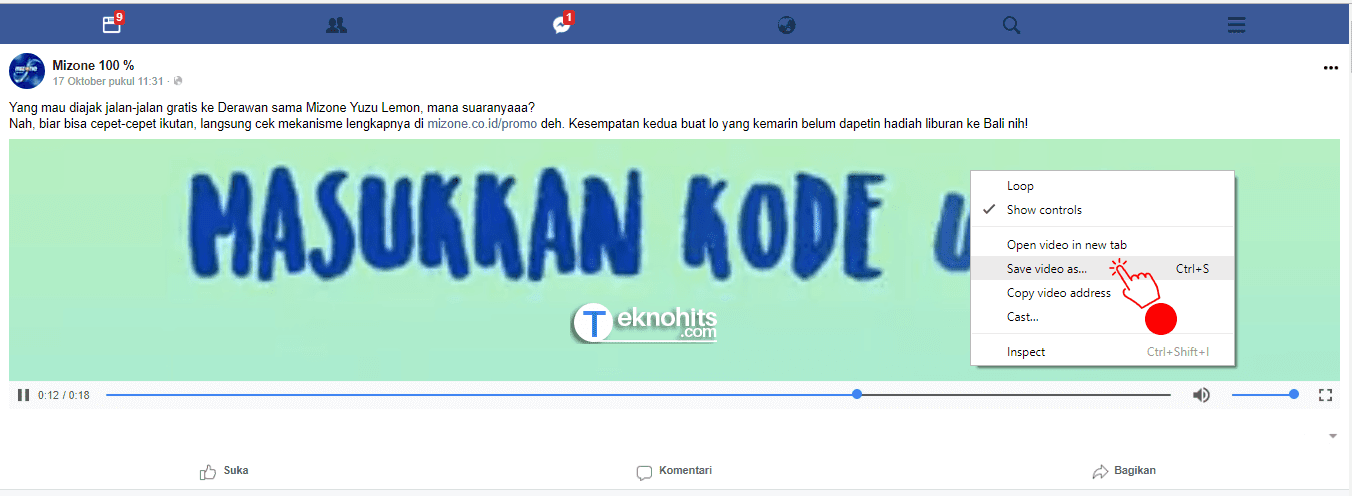 save video facebook