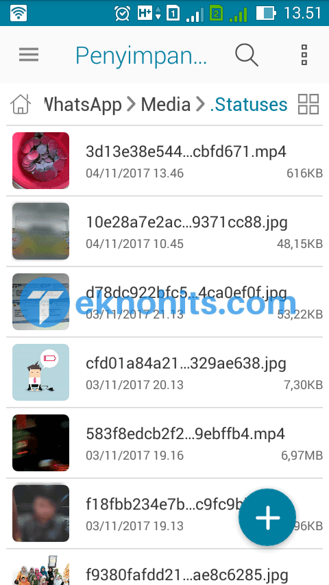 file foto dan video whatsapp