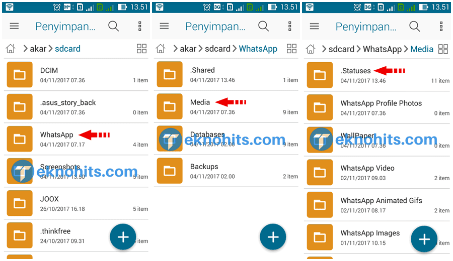 file status foto dan video whatsapp
