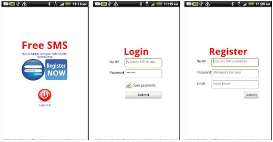 free sms indonesia