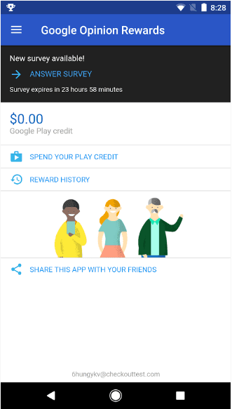 google opinion rewards