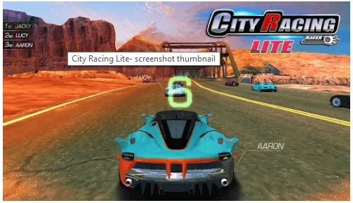 city racing lite