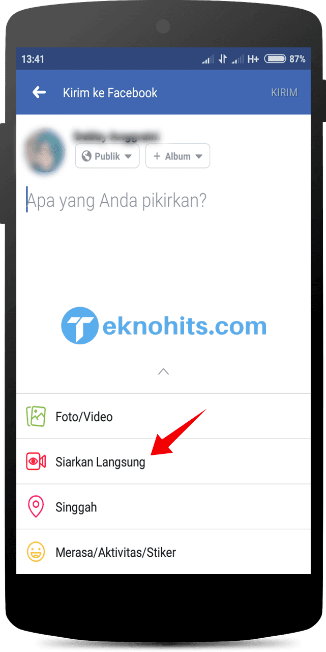 siarang langsung di facebook
