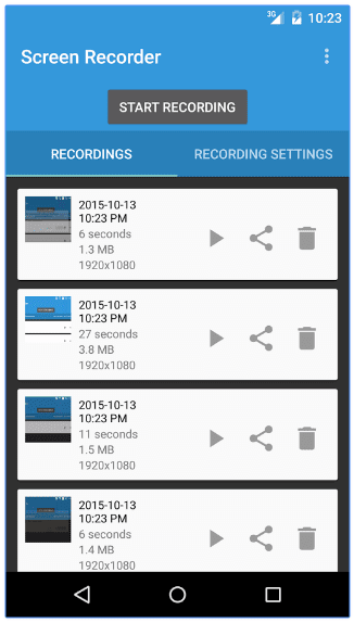 lollipop screen recorder