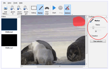 menghapus watermark video