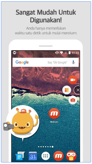 mobizen perekam layar android