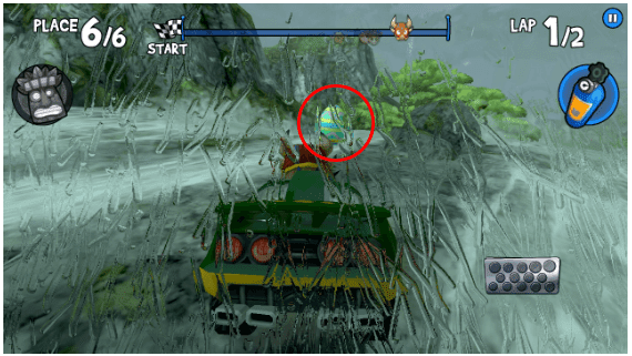 telur beach buggy racing di race dino jungle