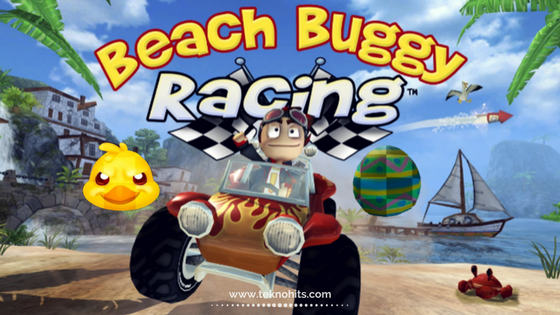 tempat telur di game beach buggy racing
