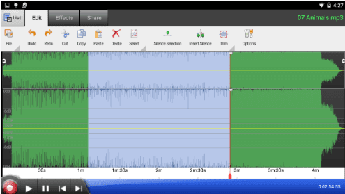 wavepad audio editor free