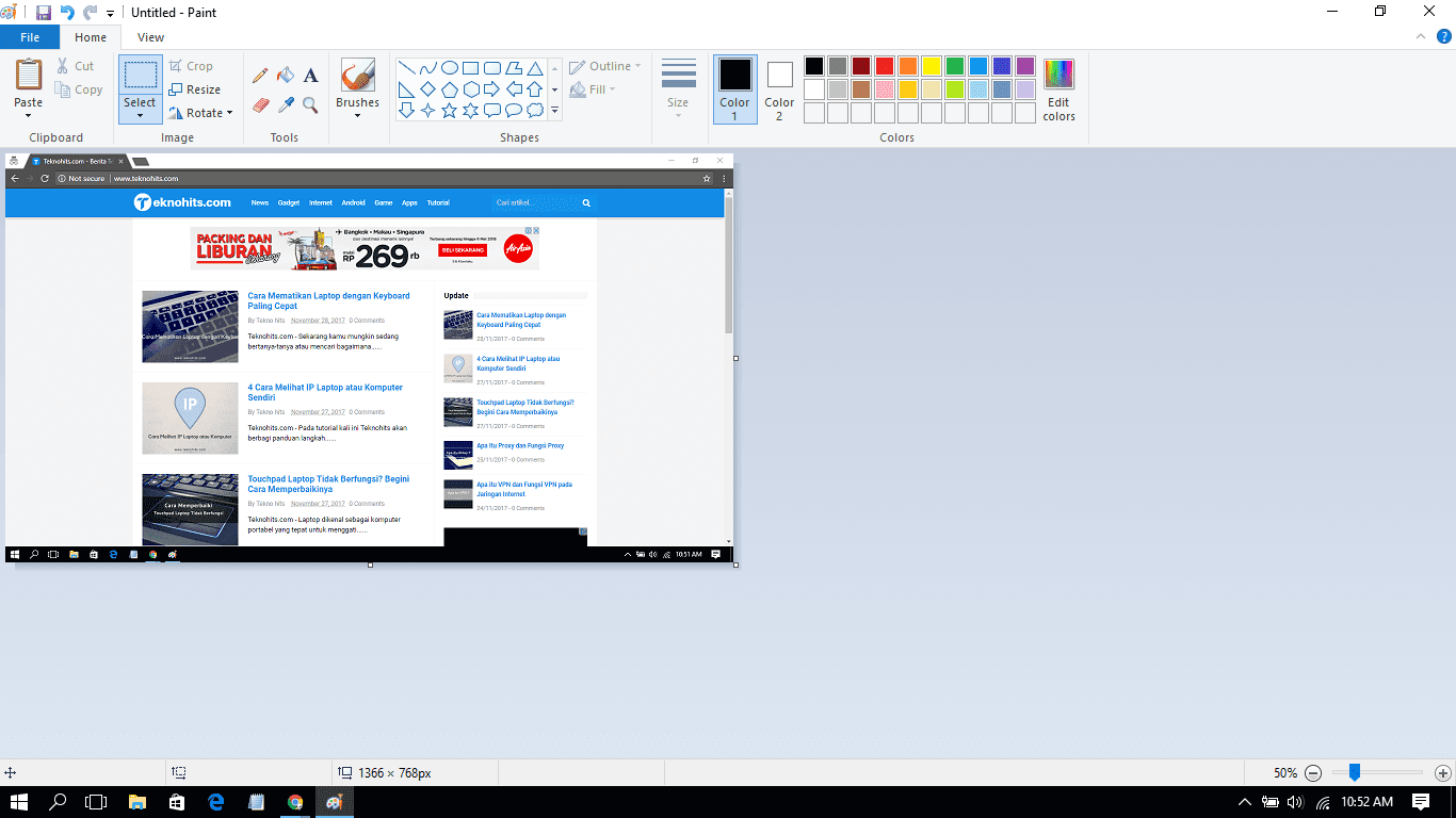 print screen microsoft paint