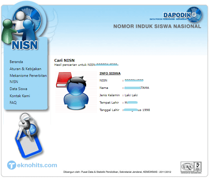 cari nisn berdasarkan nisn