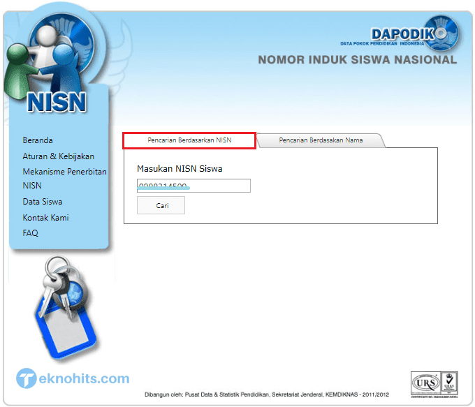 cek nisn berdasarkan nisn