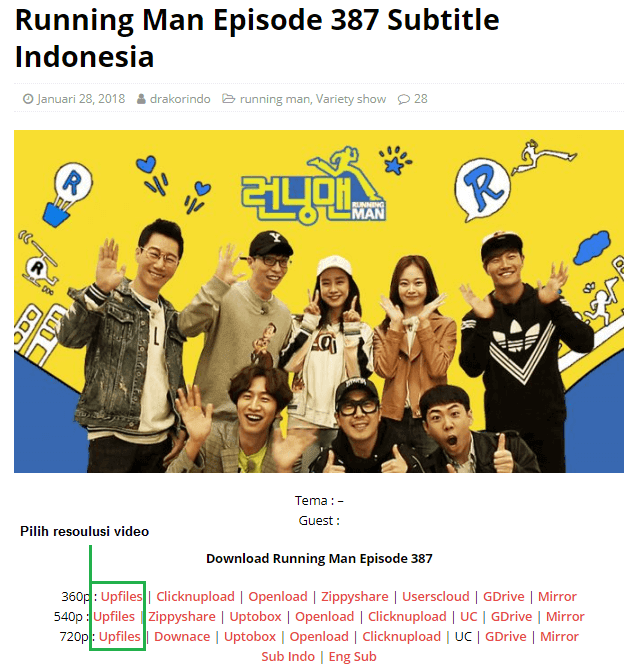 download running man episode 387