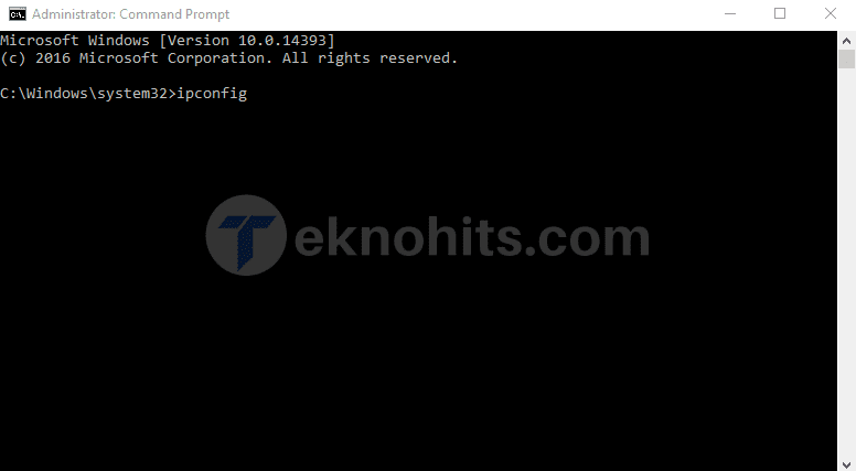 ip config di cmd