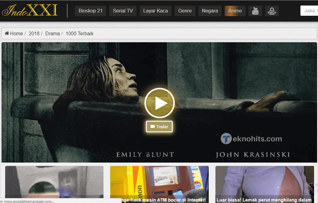 pilih film yang ingin di download