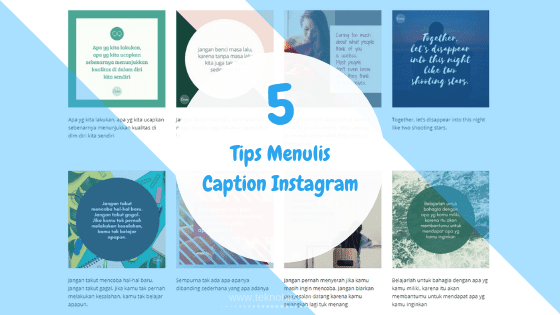 tips menulis caption instagram