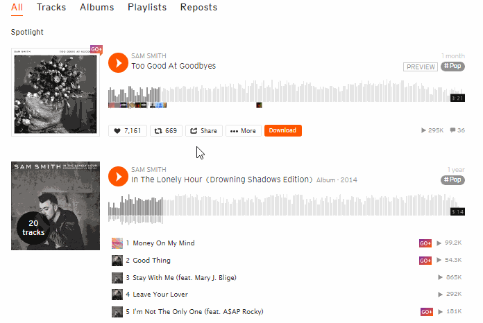 mendownload lagu di souncloud