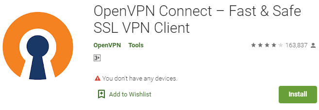 open vpn connect