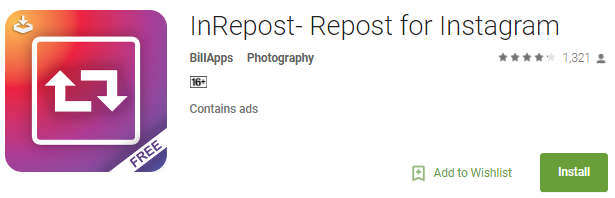 inrepost instagram