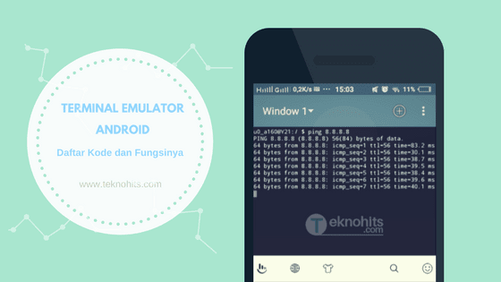 perintah kode terminal emulator android