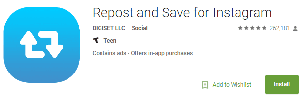 repost and savefor ig
