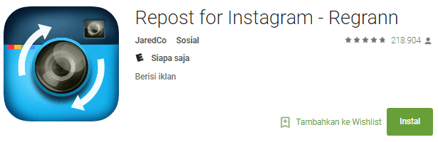 regrann aplikasi repost instagram