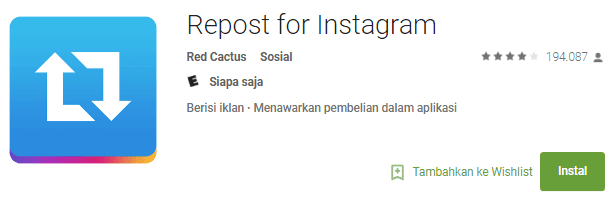 repost for instagram
