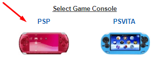 game console psp