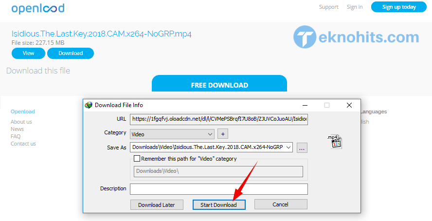 download film dari oload menggunakan idm