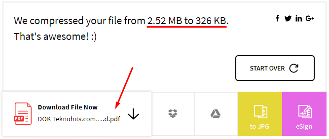 download pdf setelah di kompres