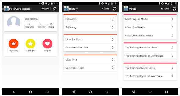 followers insight for instagram
