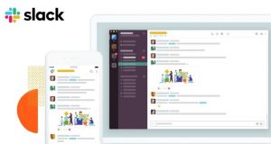 slack, rapat online